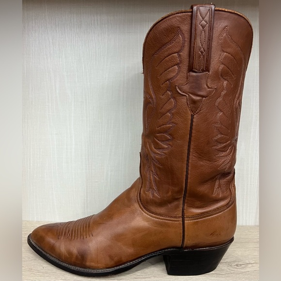 Mens Lucchese Vintage Cowboy Boots size 11 D - Picture 1 of 9